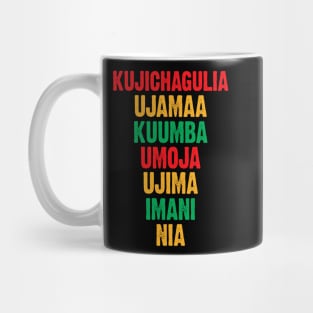 The Seven Principles of Kwanzaa Mug